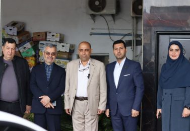 بازدید احمدی سنگری از میدان تره بار ولیعصر احمد گوراب رشت