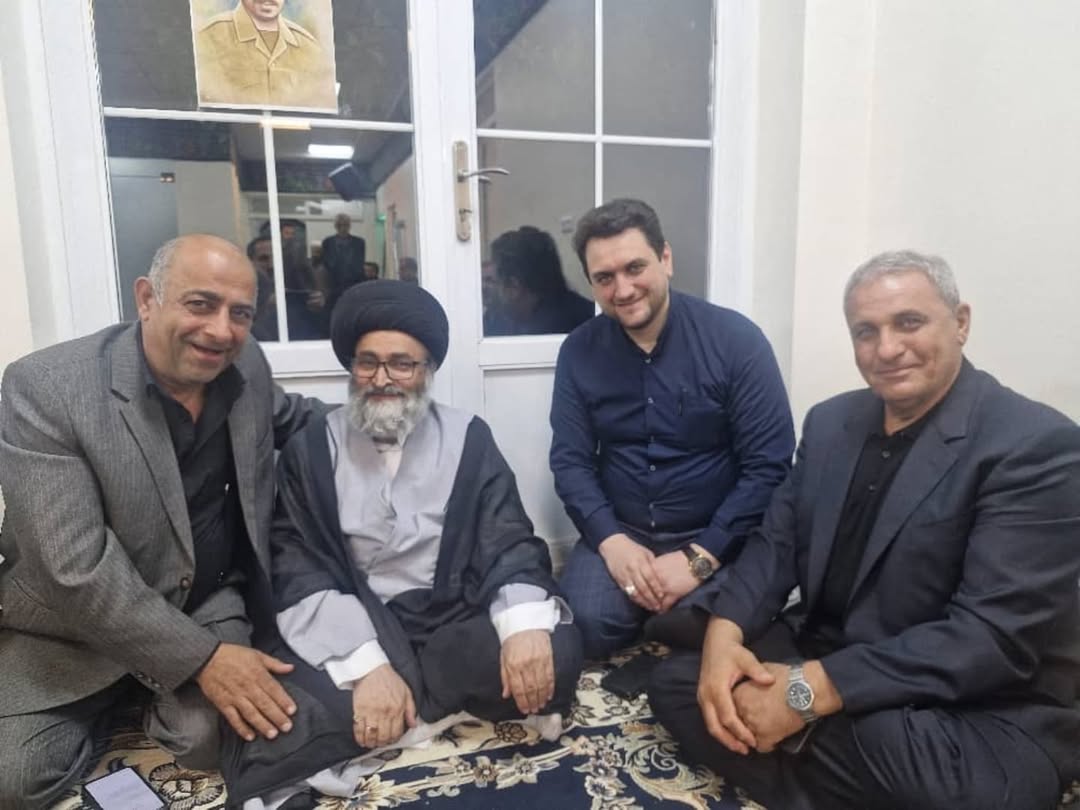 برگزاری جلسه در دفتر آیت‌الله حسینی اشکوری