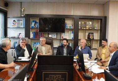 نشست هم اندیشی رفع مشکل مالیاتی غرفه داران میادین میوه و تره بار رشت