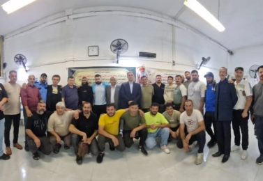 نشست هیئت امنای مجتمع میوه و تره‌بار ولی‌عصر (عج) و کسبه سیار منطقه میدان