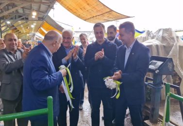 افتتاحیه شعبه بانک مهر ایران در مجتمع میوه و تره‌بار ولیعصر احمد گوراب رشت